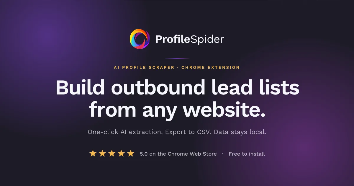 Preview of ProfileSpider