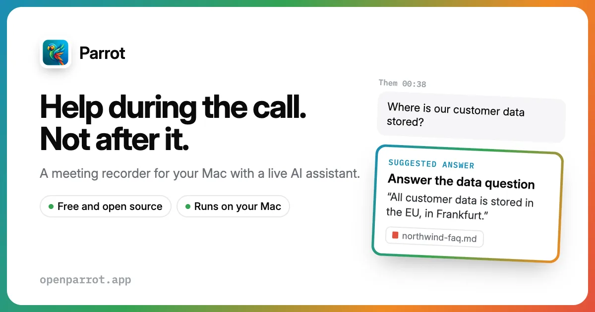 Preview of Parrot