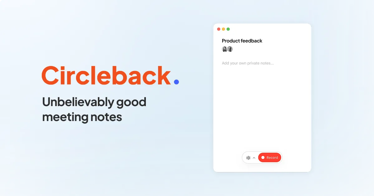Preview of Circleback