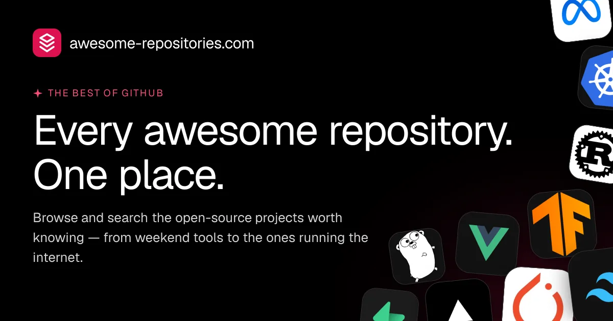 Preview of awesome-repositories.com