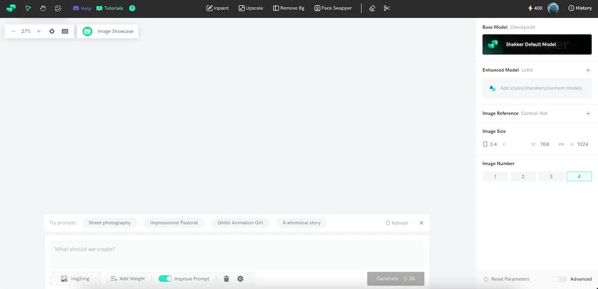 Preview of Shakker Generator