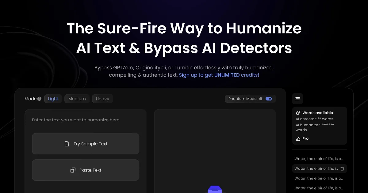 Preview of Humanize.io