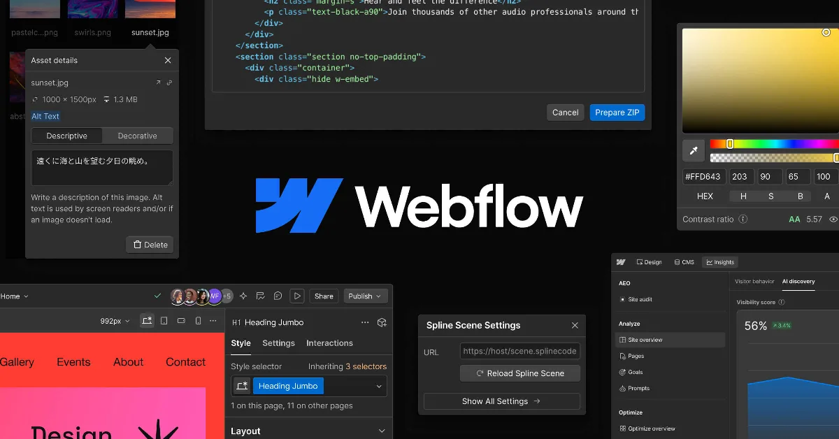 Preview of Webflow