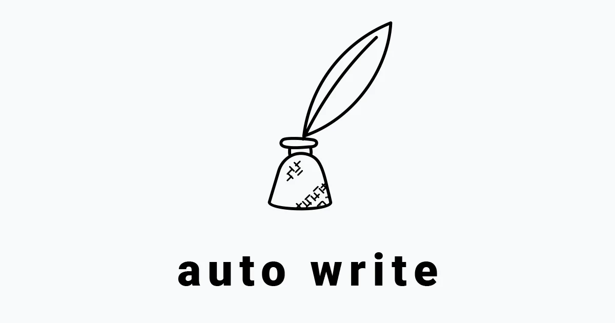 Preview of AutoWrite