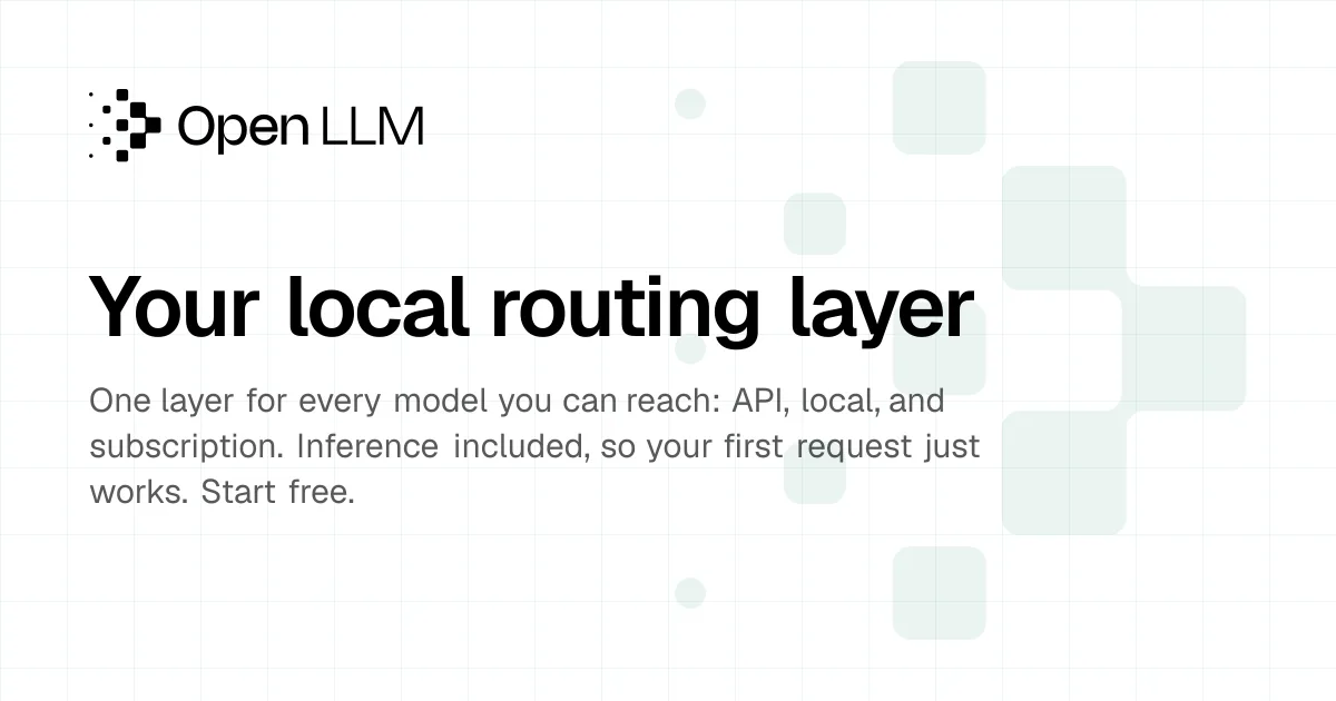 Preview of OpenLLM