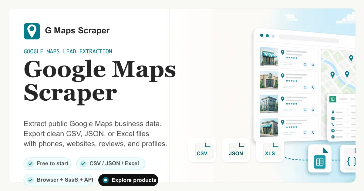 Preview of G Maps Crawl