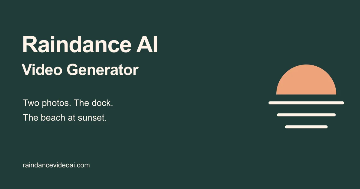 Preview of Raindance AI Video Generator