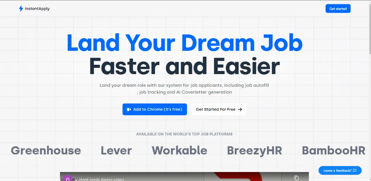 Preview of instantapply.co