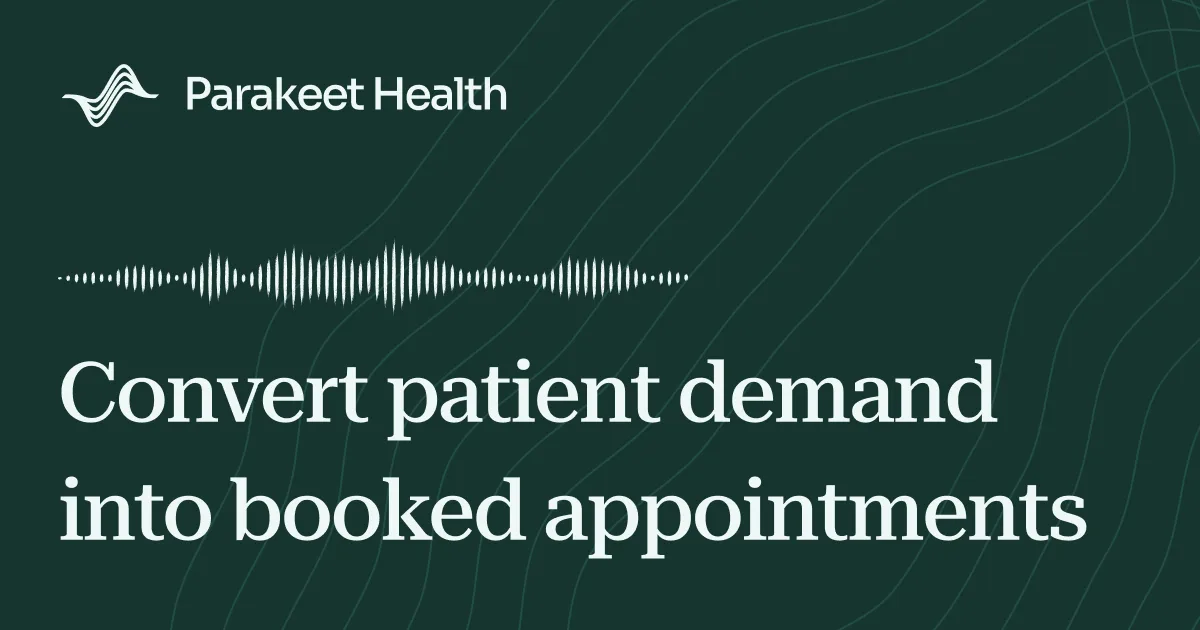 Preview of AI Patient Access Platform