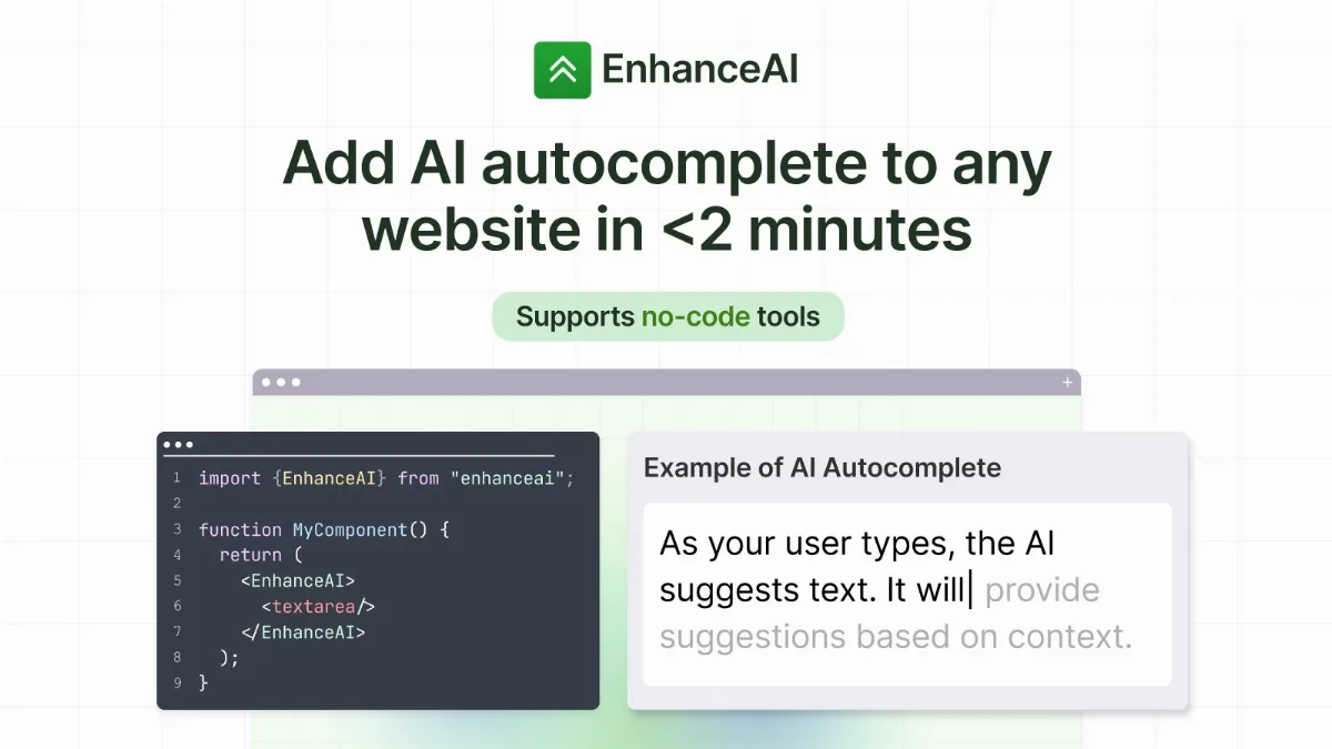 Preview of EnhanceAI