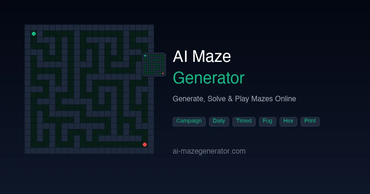 Preview of AI Maze Generator