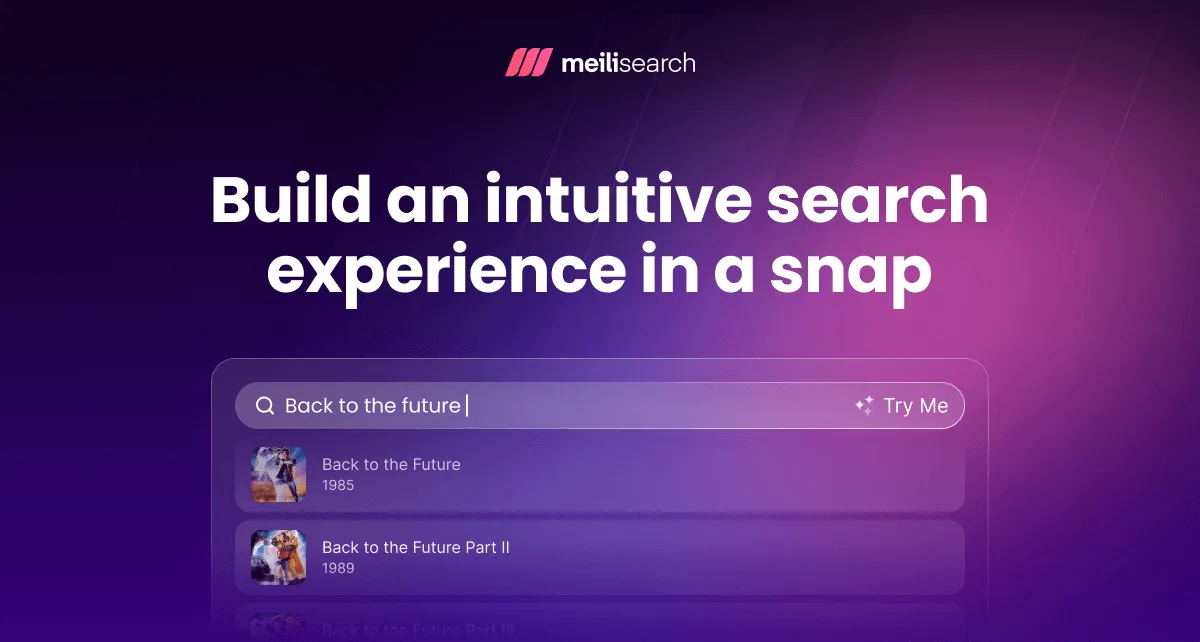 Preview of Meilisearch