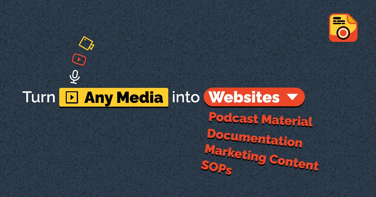 Preview of VideoToPage