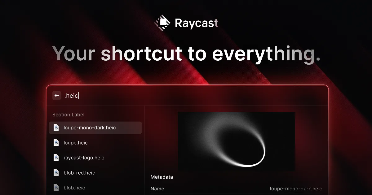 Preview of Raycast