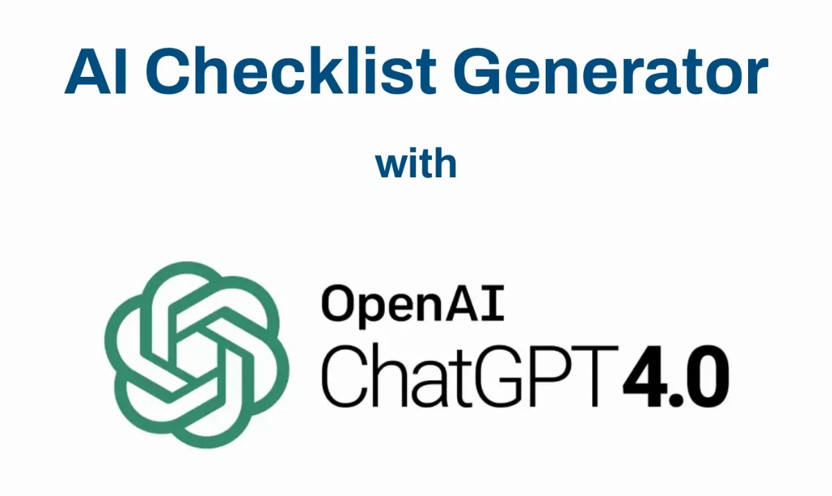 Preview of AI Checklist Generator