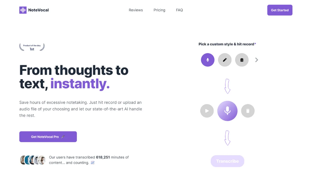 Preview of NoteVocal