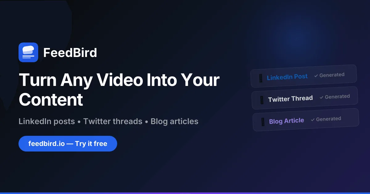 Preview of FeedBird