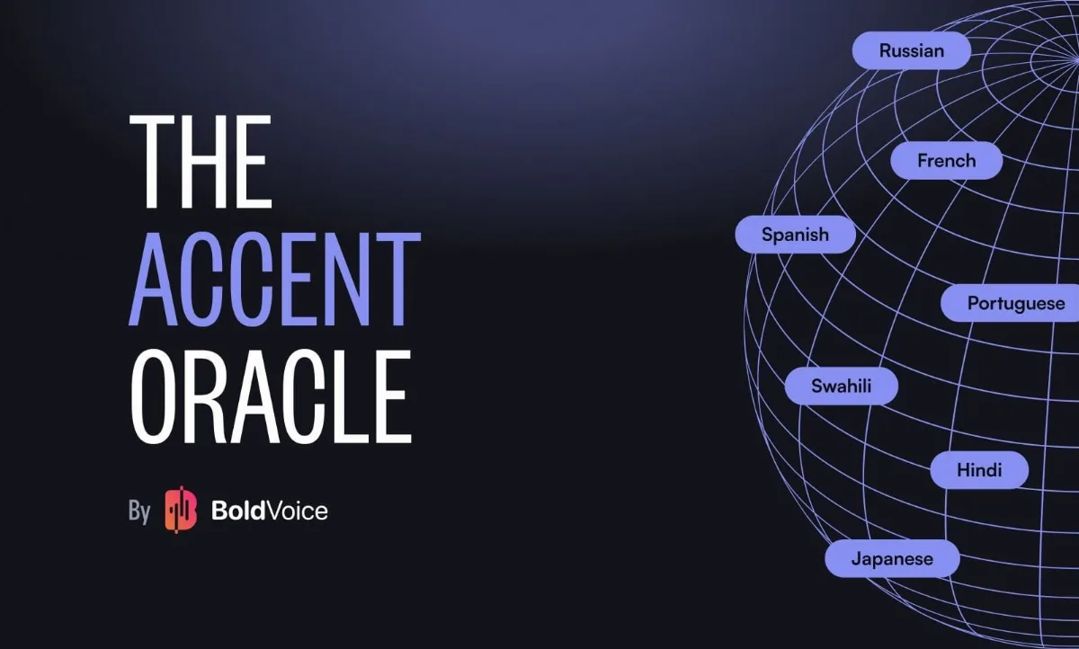 Preview of BoldVoice Accent Oracle