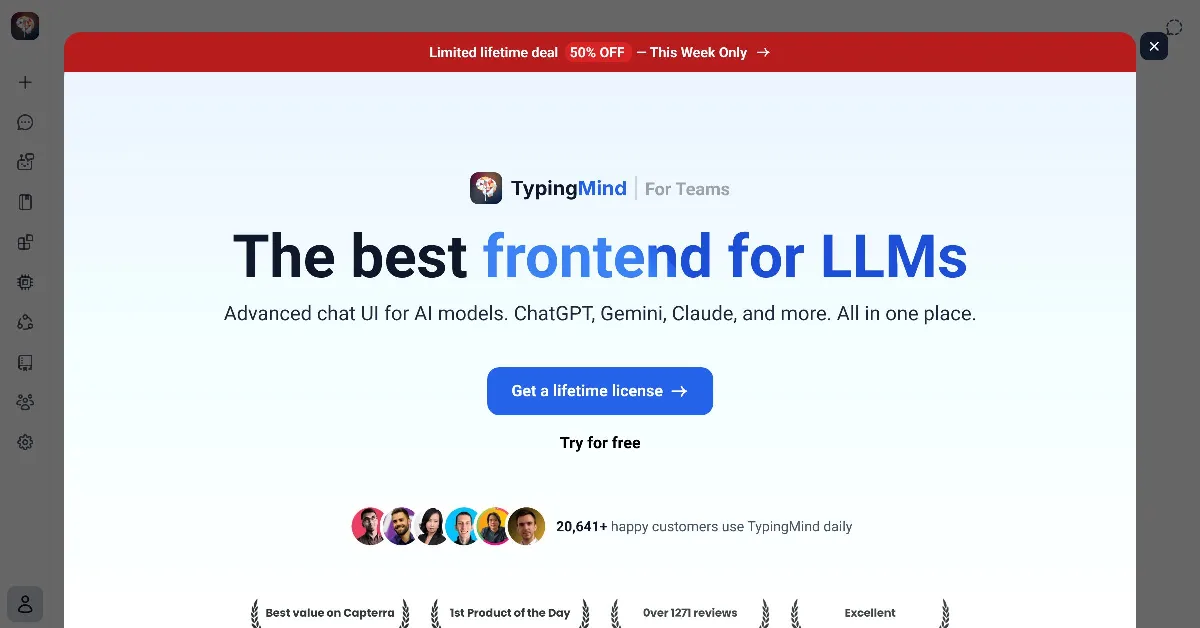 Preview of TypingMind