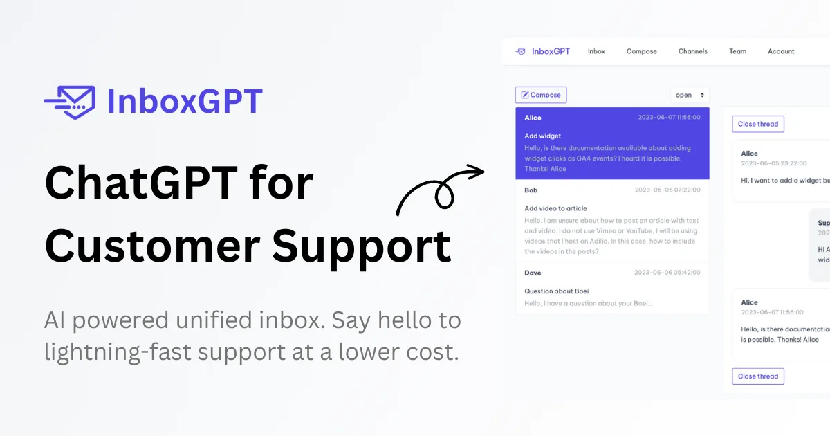Preview of Inboxgpt