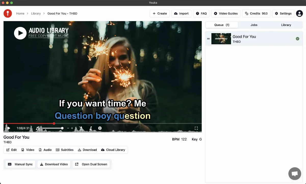 Preview of AI Karaoke Maker & Lyric Video Maker