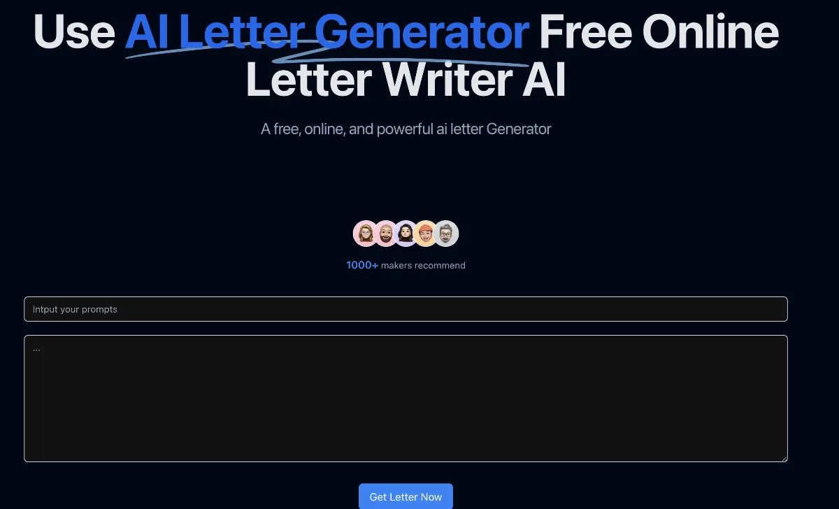Preview of Ailettergenerator