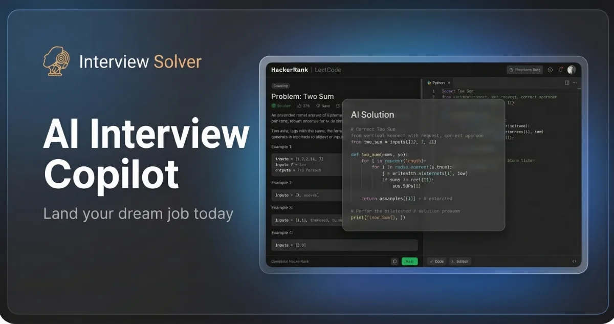 Preview of Interview Solver