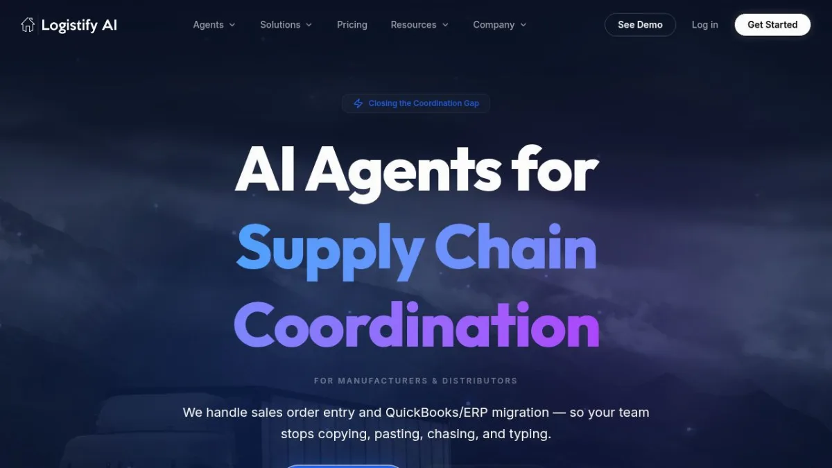 Preview of Logistify AI
