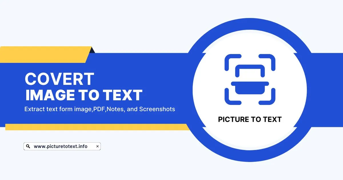 Preview of Image to Text Converter